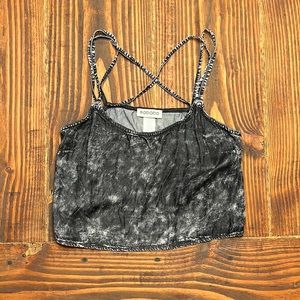 Womens cropped tank top